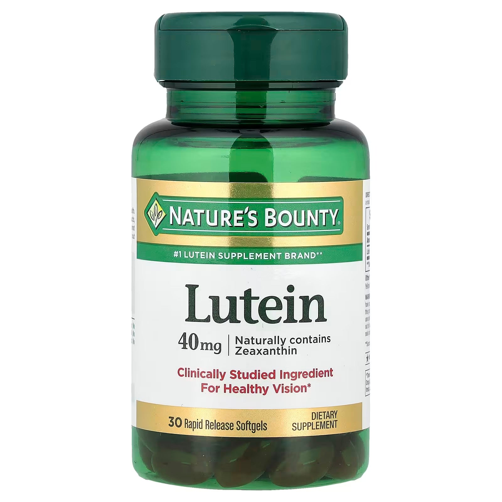Nature's Bounty Lutein (40 mg)