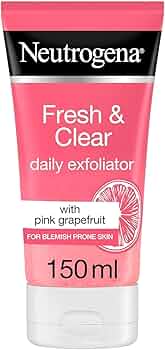 Neutrogena Fresh & Clear Daily Exfoliator – Pink Grapefruit نيوتروجينا فريش أند كلير مقشر يومي بالجريب فروت الوردي