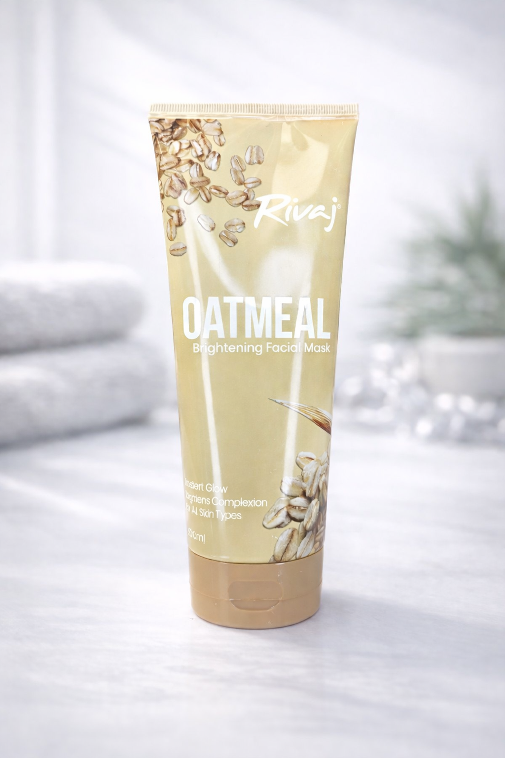 Rivaj Oatmeal Brightening Facial Mask – ماسك ريفاج بالشوفان لتفتيح وتهدئة البشرة